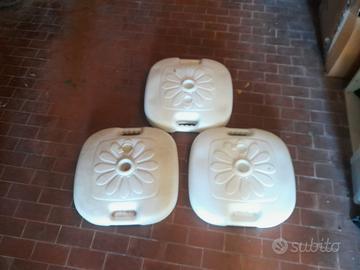 basi per ombrellone in plastica