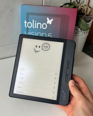 Ereader Tolino Vision 5 con cover