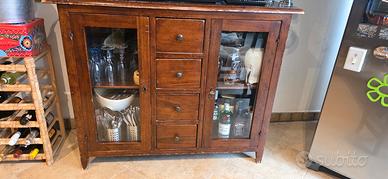 Vetrinetta con cassetti