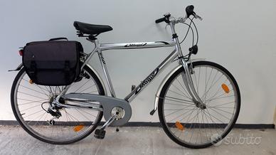 Bicicletta uomo in alluminio con accessori 