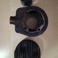 cilindro,testa,e pistone polini 177