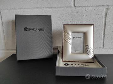 Cornice argentata portafoto 