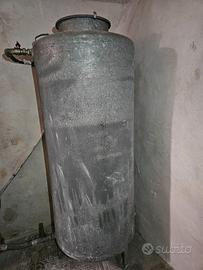 Serbatoio zincato per acqua potabile