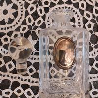 bottiglia cristallo argento