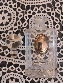 bottiglia cristallo argento