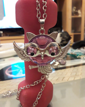 Collana lunga gufo