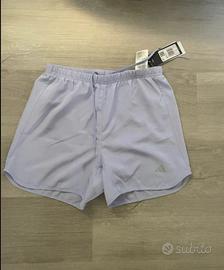 Pantaloncini da corsa viola Adidas Run