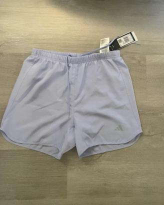 Pantaloncini da corsa viola Adidas Run