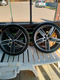 cerchi e gomme audi da 18 pollici 