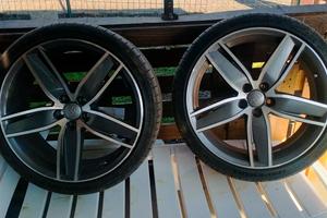 cerchi e gomme audi da 18 pollici 5x100
