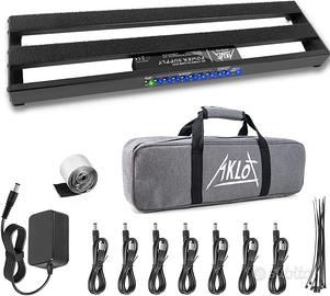 Pedaliera Chitarra,AKLOT Pedalboard con Pedale Int