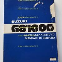Suzuki GS 1000 1978 manuale officina originale