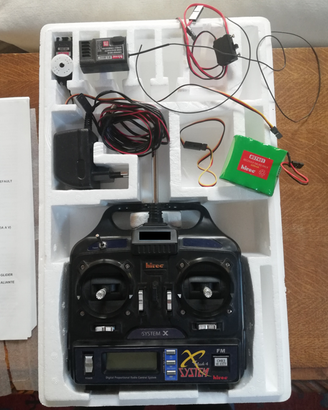 RADIOCOMANDO HiTEC + Ricevitore