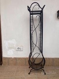 Due porta cd in ferro zincato