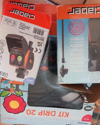 Programmatori per irrigazione e kit drip
