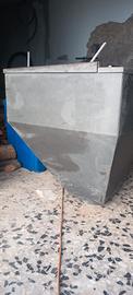 Coclea con tramoggia/serbatoio/silo per pellet