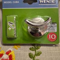 Wenko * gancio a parete duo * Mod. Cuba * Nuovo