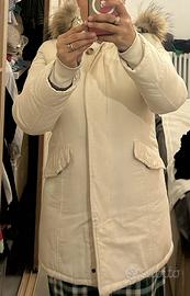 Giacca invernale bianca - sport e calore