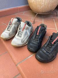 Sneakers Prada luna Rossa due paia usate