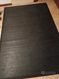 Tappeto bamboo nero 