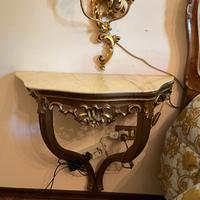 COPPIA DI COMODINI A  MURO STILE VENEZIANO