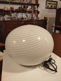 Lampada da tavolo stile Venini Murano anni 70