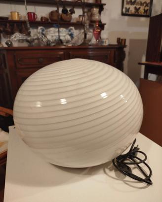 Lampada da tavolo stile Venini Murano anni 70