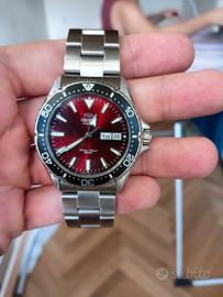 Orient Mako Kamasu Red Dial