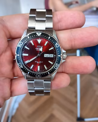 Orient Mako Kamasu Red Dial