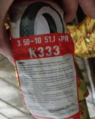 Copertoni vespa fascia bianca