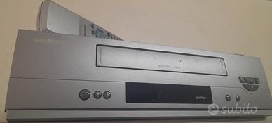 VIDEOREGISTRATORE LETTORE VHS GRUNDIG 6 HEAD+TEL