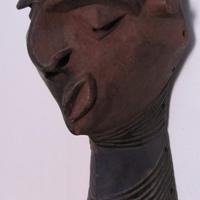 Maschera Africana del Congo Viso Deformato Picasso