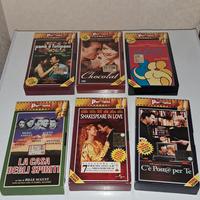 6 cassette VHS film