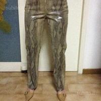 Completo donna vera pelle pitone