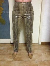 Completo donna vera pelle pitone