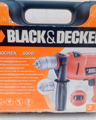 Trapano Elettrico Black&Decker 500W KR50CREK