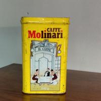barattolo Caffè Molinari vintage da collezione