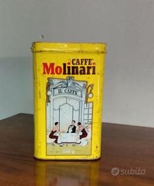 barattolo Caffè Molinari vintage da collezione
