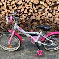 Bicicletta bimba rosa 4/6 anni Decathlon Btwin