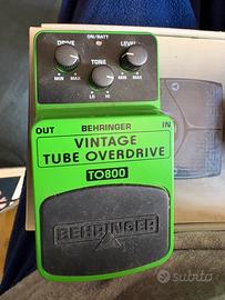 Pedalino behringer vintage tube overdrive