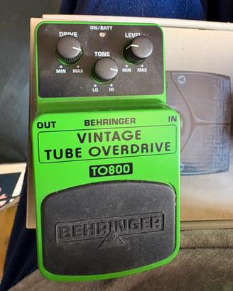 Pedalino behringer vintage tube overdrive