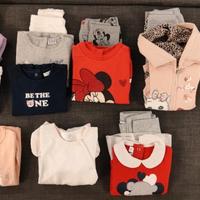 Lotto primaverile bambina 9/12 mesi (74/80 cm)