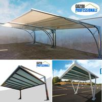 Carport auto gazebo antigrandine CERTIFICATO pvc