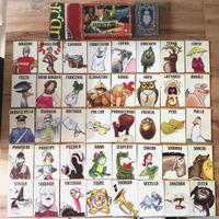 Vari mazzi carte Mercante in fiera mediaset