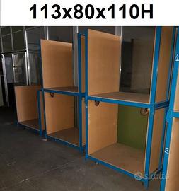 cassoni impilabili con ruote