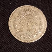1 pesos Messicano 1933 in argento 