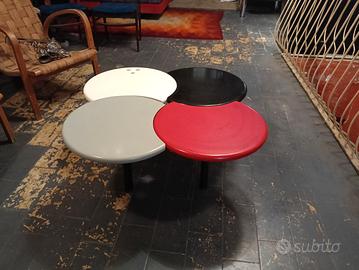 Tavolini modulari design modernariato. 