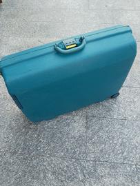 valigia trolley Samsonite blu petrolio 