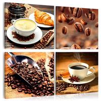 Quadro Collage Caffè E Cappuccino ARREDALACASA