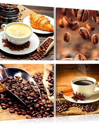 Quadro Collage Caffè E Cappuccino ARREDALACASA